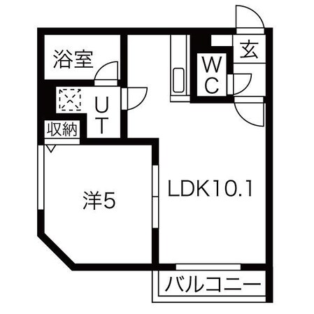 オルセー厚別中央ＶＩの物件間取画像